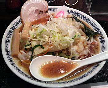 フジヤマ製麺　高田馬場店／野菜ラーメン