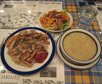 トルコ料理 デニズ／DENIZ／Aセット／ドネルセット
