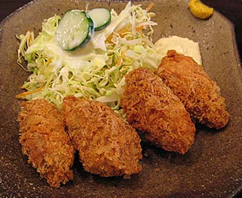 串焼 もつ煮 蔵／KURA／牡蠣フライ定食