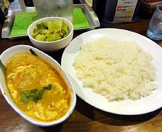 アジア型カリー専門店 YAMITUKI Curry　高田馬場店／プリプリ海老とふわふわ卵のカリー