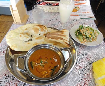 インド・ネパールレストラン マヤデビ／MAYADEVI／カボチャチキンカレー